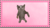 Cat dancing stamp